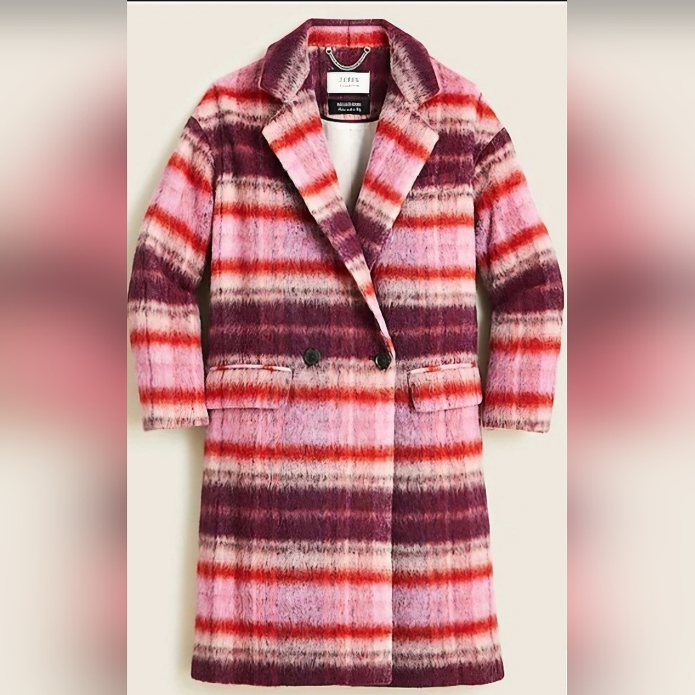 J. Crew Collection Italian Brushed Wool Topcoat